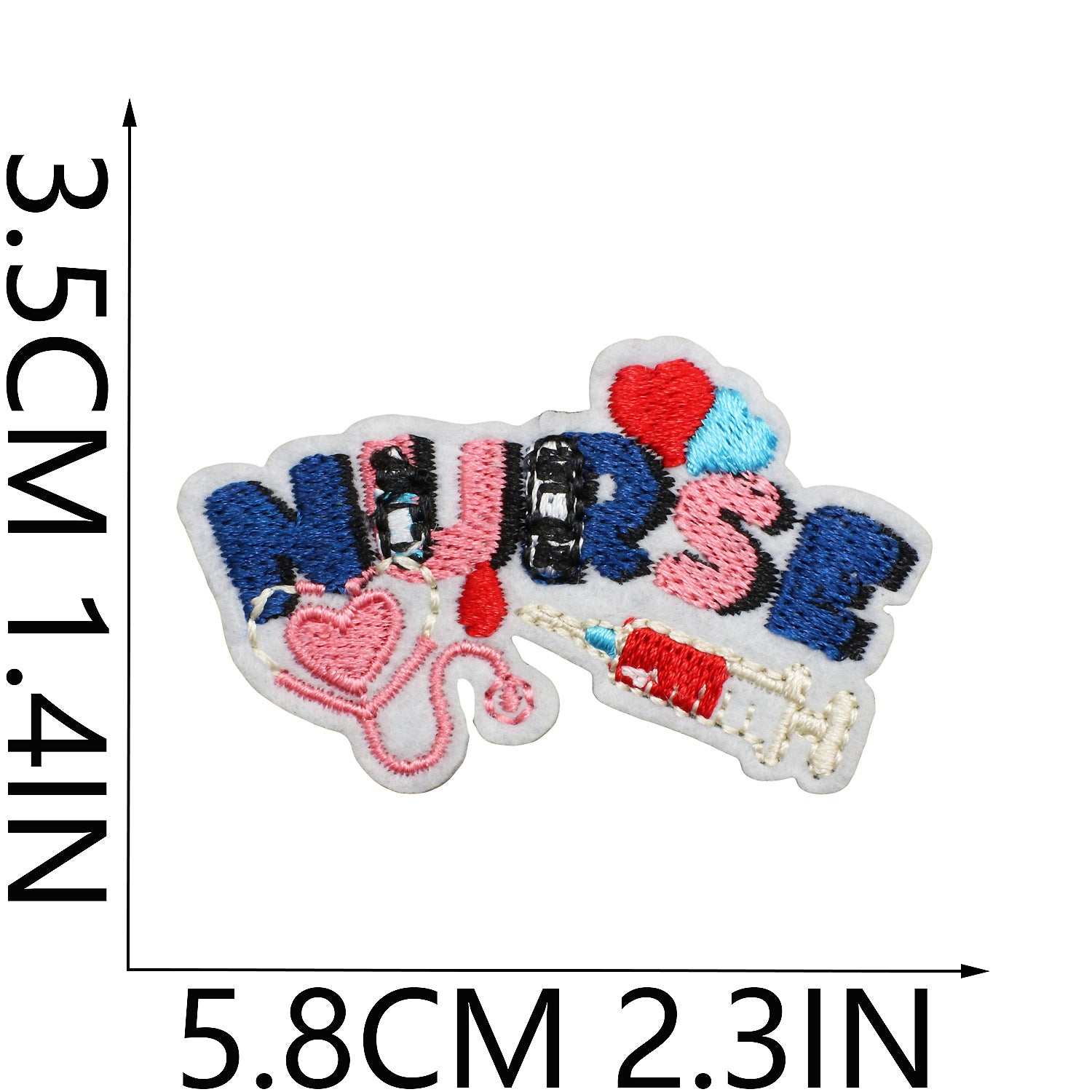 Wholesale Cartoon human organ embroidery patch medical equipment patch